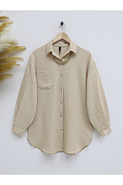 HİJABAYA Πουκάμισο με μονό τσέπη και γιακά με κουμπιά