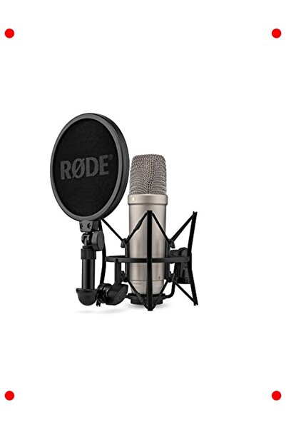 232premiumquality Studio Quality Silver Color Condenser Microphone