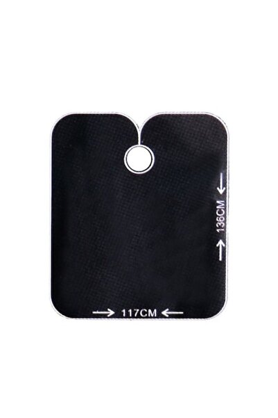 OEM Pelerină de coafură, 117x138 cm, neagră