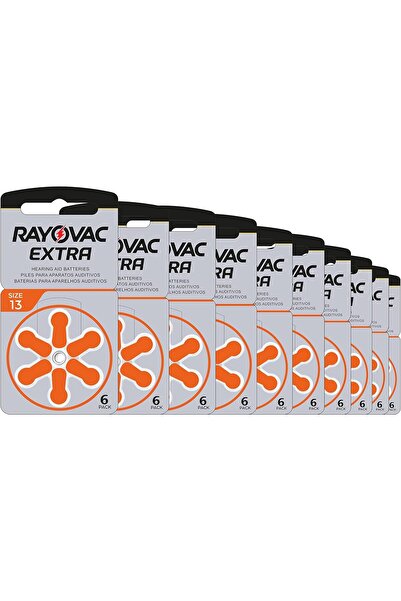 Rayovac بطاريات مساعدة السمع الهوائية الزنكية المتقدمة للغاية مقاس 13 - عبوة ...