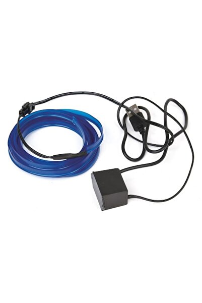 AVA Неонова LED лента, синя, 2 метра, USB захранване