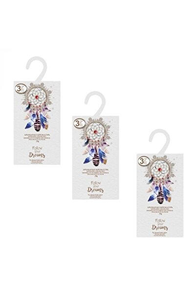 AVA Set de 3 odorizante de cameră pentru dulap cu agățat, Fresh Cotton, 20g