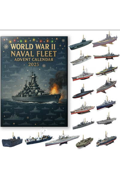 OEM Christmas Day Blind Box - WWII Navy Fleet Blind Box -26 * 18 * 3cm