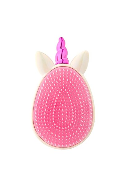 AVA Unicorn Detangling Hair Brush, White Plastic, 7 x 4.5 x 12 cm