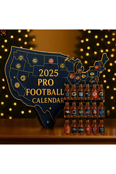 NO BRAND زينة شجرة عيد الميلاد المصنوعة من الأكريليك - صندوق أعمى لفريق كرة القدم الأمريكي - 26*18*3 سم