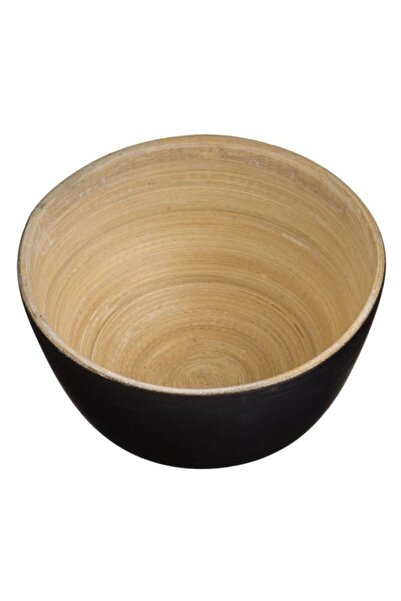 AVA Bamboo Serving Bowl, Black Exterior, 300 ml