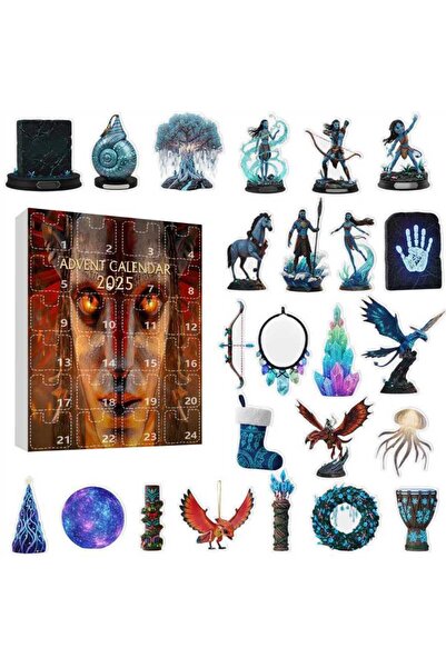 NO BRAND صندوق أعمى للعطلات مع قلادة أكريليك لتزيين شجرة عيد الميلاد - صندوق ...