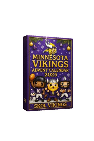 NO BRAND زينة شجرة عيد الميلاد - صندوق أعمى لفريق مينيسوتا فايكنج لعام 2025 -...