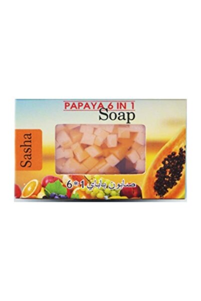 SASHA - Papaya Soap 6×1, 135 g