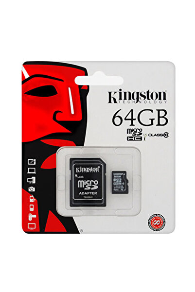 Kingston MicroSD card 64GB Class 10 + Adapter