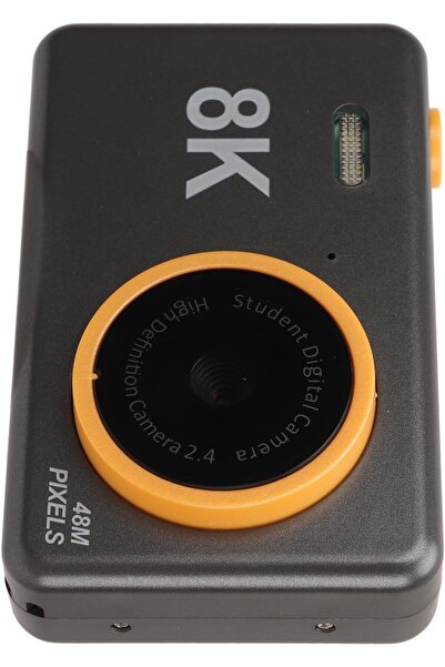Generic Kids Digital Camera 48MP Dual Lens 8K Video Selfie Rechargeable Toy Gift for Children Black