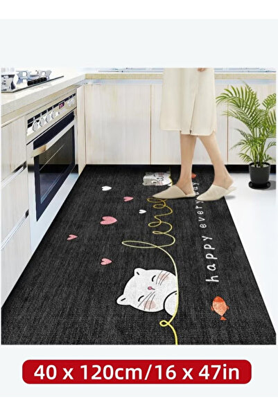 Generic Kitchen floor mat, non-slip kitchen rug, easy to clean and quick-drying