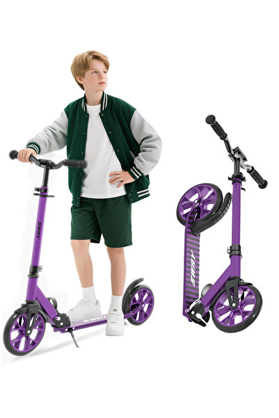 sharpdo Kick Scooter for Kids, 2-Wheel Scooter with Adjustable Handlebar, Stand-Up Riding with Brakes