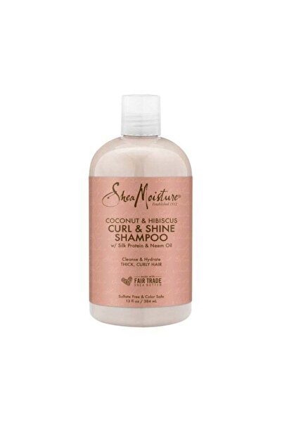 shea Moisture Coconut & Hibiscus Curl & Shine Shampoo - 384ml