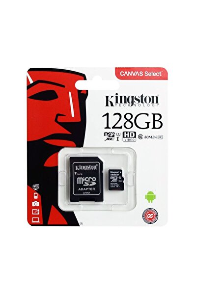 Kingston 128GB MicroSD Card Class 10 - High Capacity