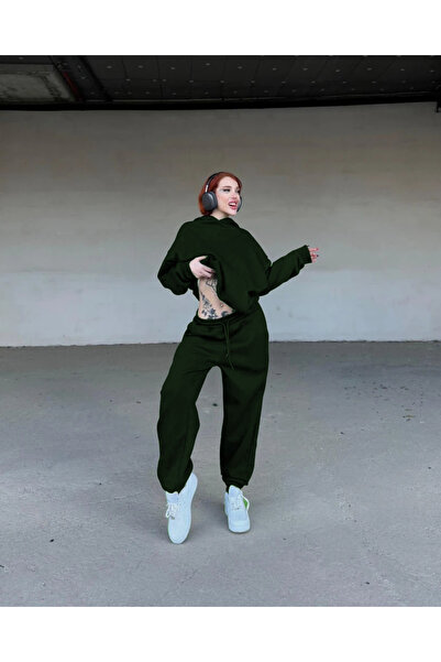 CMZ COLLECTİON بغطاء رأس 3 طقم رياضي O قصة فضفاضة – نمط مريح غير رسمي