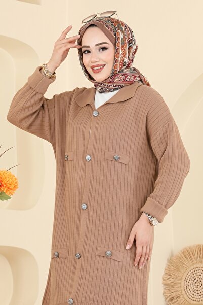 ModaMerve Düğme Detaylı Etekli Takım 2756AYD574-MS Vizyon