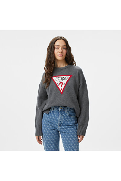 Guess Kadın Gri Kazak