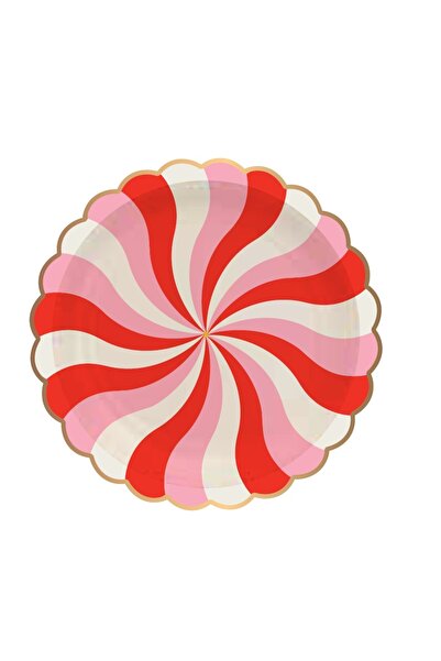 Hootyballoo أطباق ورقية للحلوى 8 قطع/الحزمة