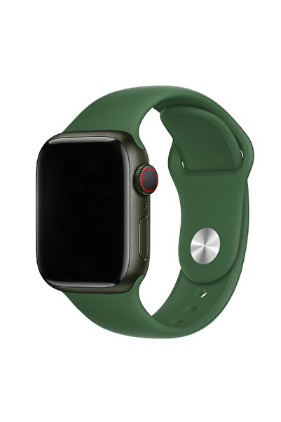 HYPERSOFT Solid Color Silicone Band Strap Compatible with Apple Watch 3-4-5-6-7-8-9-10-Se All Series 42-44-45-49 mm