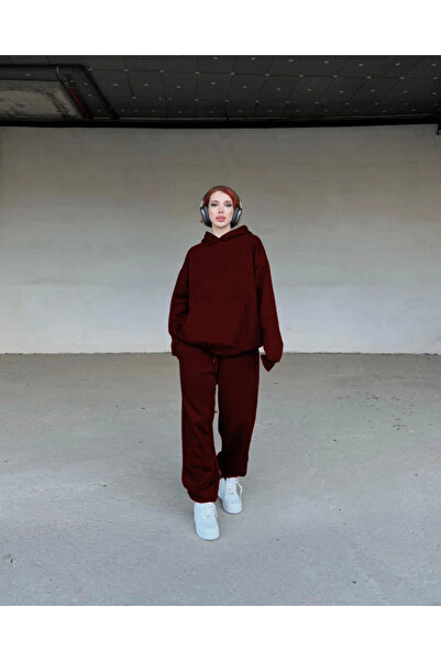 CMZ COLLECTİON بغطاء رأس 3 طقم رياضي O قصة فضفاضة – نمط مريح غير رسمي