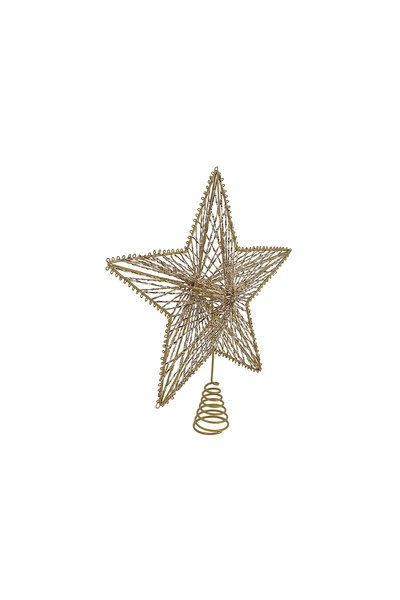 Christmas Magic Star Tree Top Gold 35x10x40cm