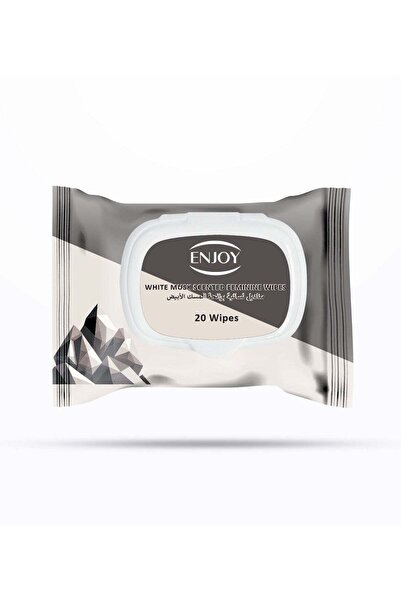 Enjoy Women's Wipes with Pure White Musk Scent - 20 Count
