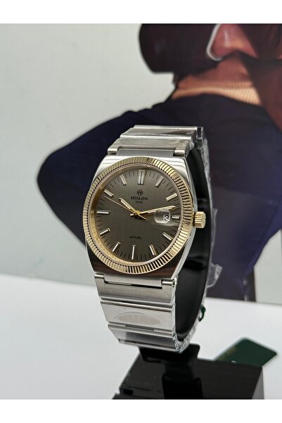 Hislon Watch with Sapphire Crystal Gold Bezel 3 Years Warranty