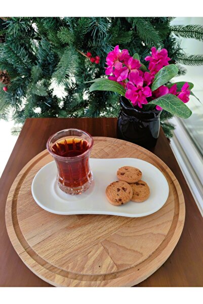 Madame Coco Dune Plate Tea Plate with Presentation Tray - 22 X 11.5 cm - 1 Piece