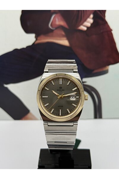 Hislon Watch with Sapphire Crystal Gold Bezel 3 Years Warranty