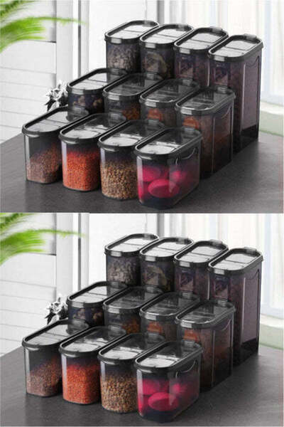 Dsy Storage Box Set 24 Pieces, Anthracite,