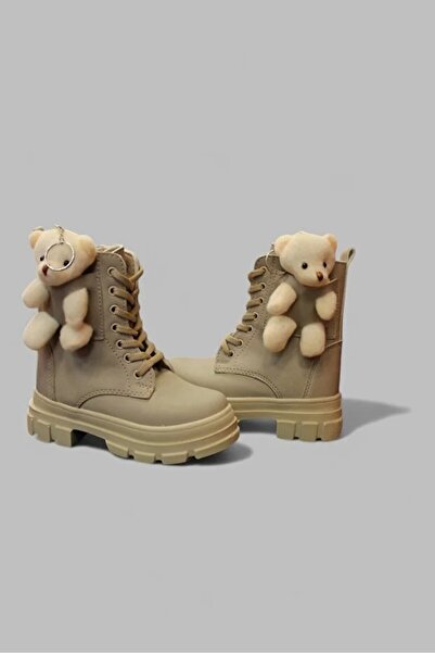 madam gold Εγγυημένες παιδικές μπότες D006 Daily Orthopedic με αρκουδάκι και δώρο παντόφλες