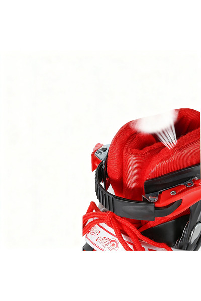 Lichico Adjustable, Kids Unisex Four Wheel Roller Skating Shoes