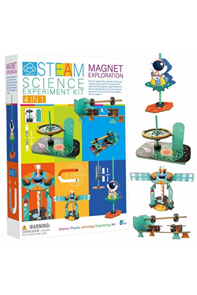 Chanak 4-in-1 Magnetic Science Kit for Kids | STEM Learning Toy with Fun DIY Experiments