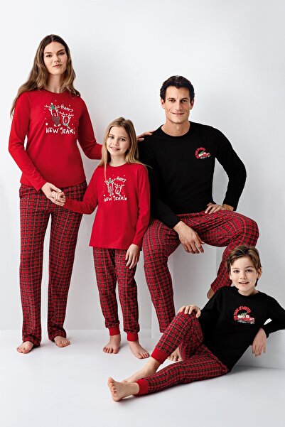 Pimody Family Pajamas Matching Mother Daughter Pajamas Set Women Men Kids Sleepwear Sold Individually