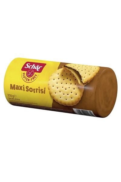 Schar Maxi Sorrisi 250g - Gluten Free Cocoa Cream Biscuit
