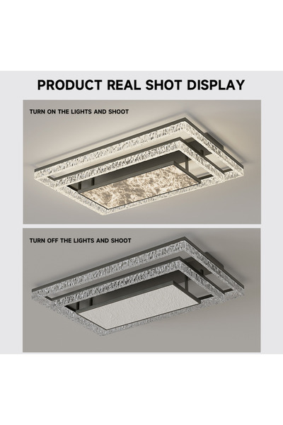 Generic Italian-style Minimalist Geometric LED Chandelier - Living/Dining/Bedroom