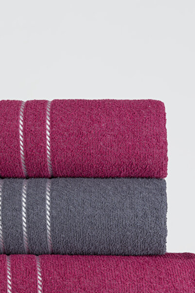 Comfort Home 4-Piece Cotton Bath Towel Set Turkish Bath Set, Hand, Face, Head and Body, 2 Pieces 40X80Cm + 2 Pieces 70X140Cm