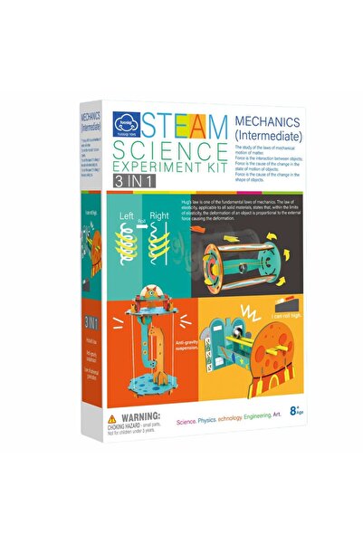 Chanak 3-in-1 Mechanical Engineering Kit for Kids | STEM DIY Building Set