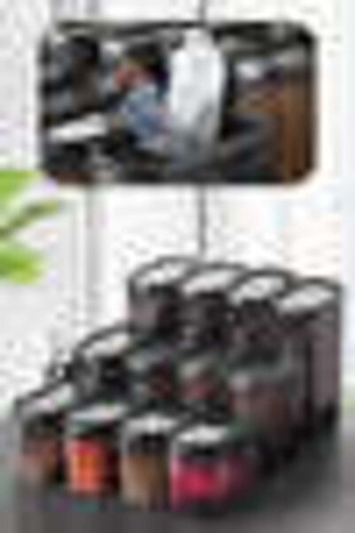 Asi Home EGEMEN Storage Boxes Set, 12 Pieces, Anthracite, Polypropylene