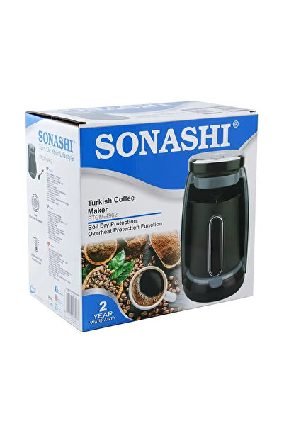 sonashi Electric Turkish Coffee Maker 400ml- Black