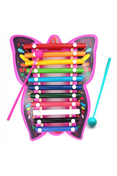 Chanak Musical Butterfly Xylophone Toy for Kids | Non-Toxic Plastic Piano, Ages 3+