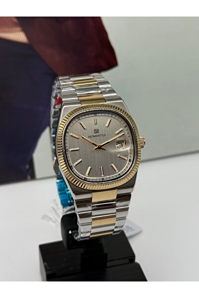 Momentus Men's Watch Gold/Silver with 3 Years Warranty