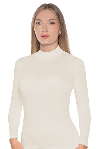 EC ERSOY COLLECTION SINCE 1964 Long-Sleeved Half Fisherman Stretch Fabric Badi Q2511