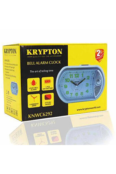 KRYPTON Bell Alarm Clock KNWC6292, Smart Digital Alarm Clock