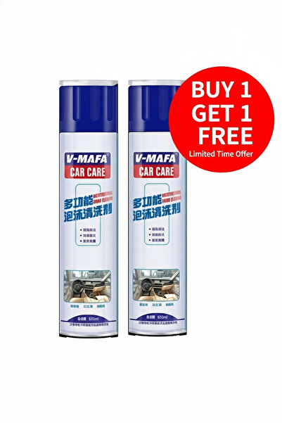 V-MAFA اشتري 1 واحصل على 1 مجانًا منظف رغوة متعدد الأغراض للسيارات 650 مل