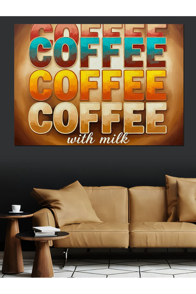 KanvasSepeti Slogan Abstract Pictură în ulei de înaltă calitate texturat Canv...