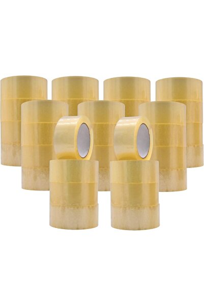 MARKQ 36 لفة من شريط التغليف الشفاف عالي التحمل 2 بوصة و50 ياردة من شريط التغ...