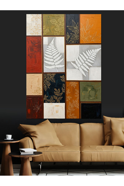 KanvasSepeti Pictură în ulei de înaltă calitate, abstractă, geometrică, textu...