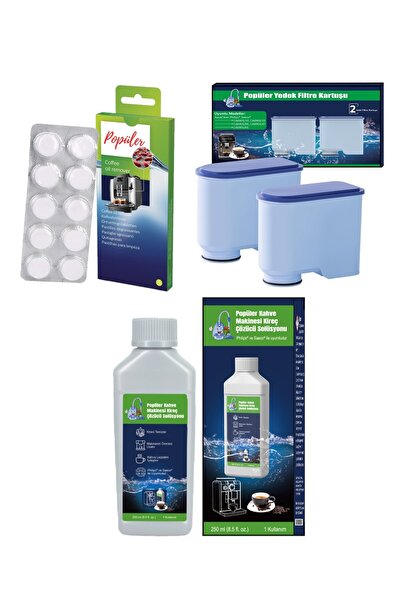 Popüler مجموعة العناية بالإسبريسو المتوافقة مع فيليبس CA6700 - عبوتان من أكوا...